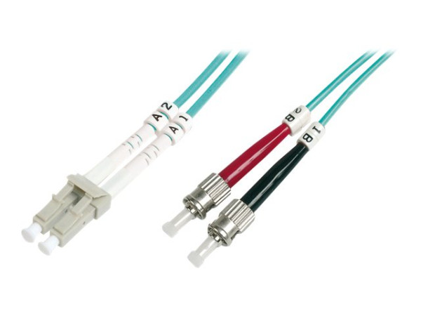 Digitus LWL Patchkabel, Duplex, LC > ST Stecker, Multimode