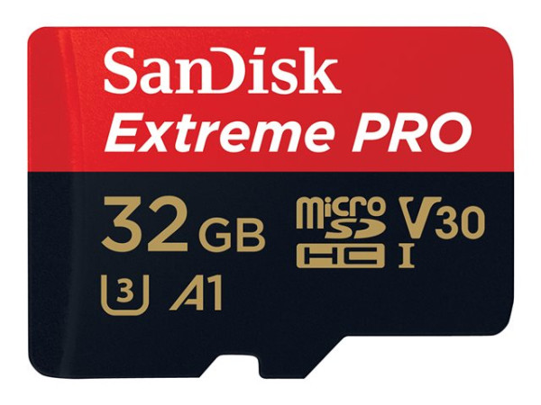 Sandisk mSD 32GB ExtremePro 100MB/s Cl10 A1 SDK UHS-I U3,