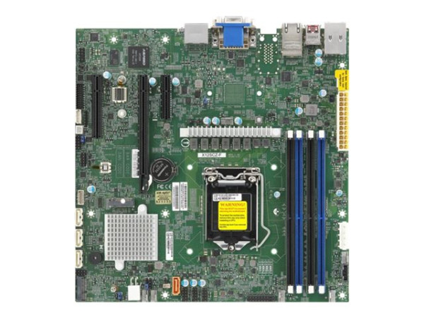 SUPERMICRO X12SCZ-QF - Motherboard - micro ATX - LGA1200-Soc