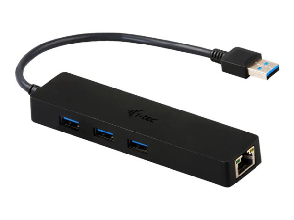 i-tec USB 3.0 Slim HUB 3 Port Giga Lan | U3GL3SLIM