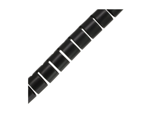 InLine® flexibeler Kabelkanal 10m, schwarz, 28mm