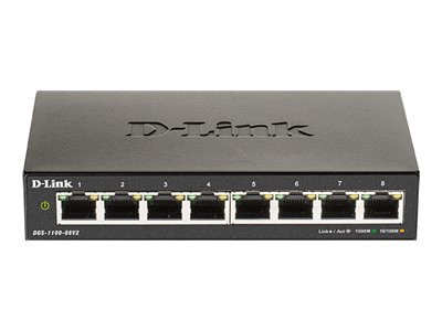 D-Link DGS-1100-08V2/E GE/SMA/08