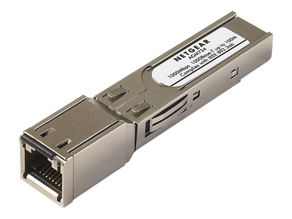 Netgear AGM734 ProSafe 1000Base-T SFP RJ45 GBIC silber