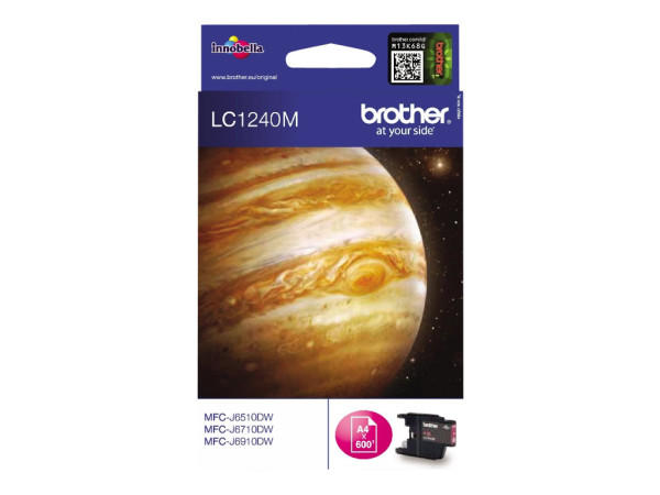 Brother LC1240M Tintenpatrone magenta, 600 Seiten ISO/IEC