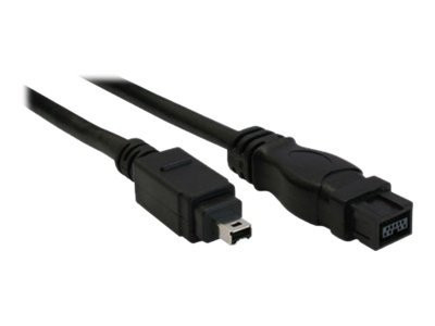 InLine® FireWire Kabel, 4pol/9pol Stecker / Stecker, 1m