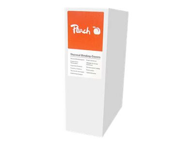 Peach Thermobindemappe für 15 Blätter A4 weiß, 100 Stück