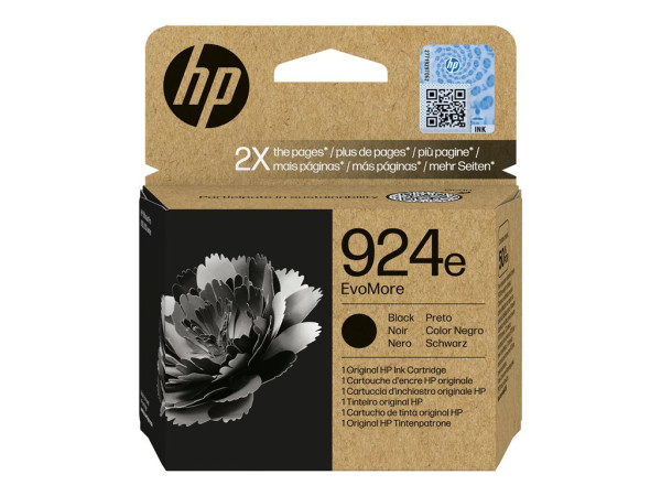 HP Tinte schwarz Nr. 924e (4K0V0NE)