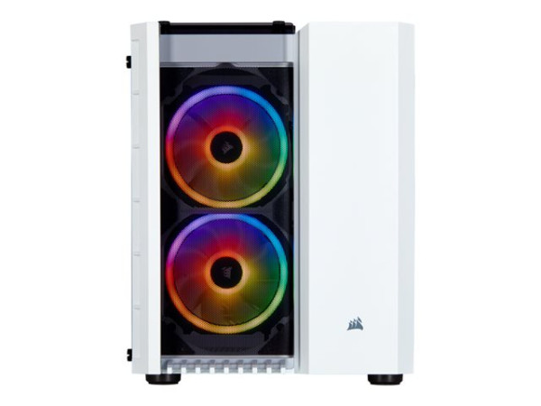 Corsair Crystal 280x TG RGB wh mATX weiß,