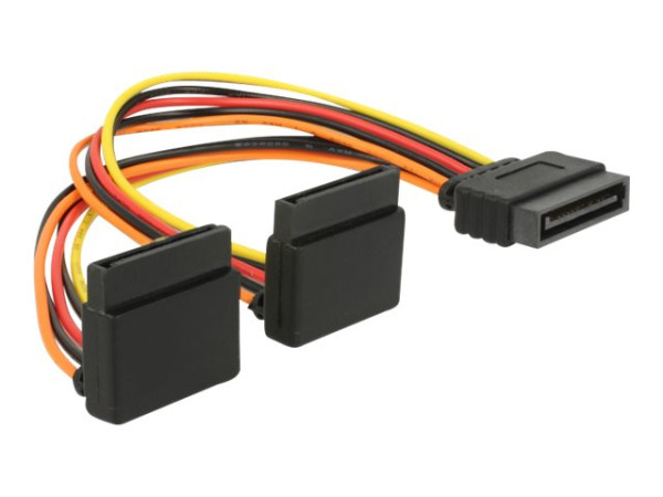 DeLOCK SATA 15Pin St > 2x SATA 15Pin Bu | mit