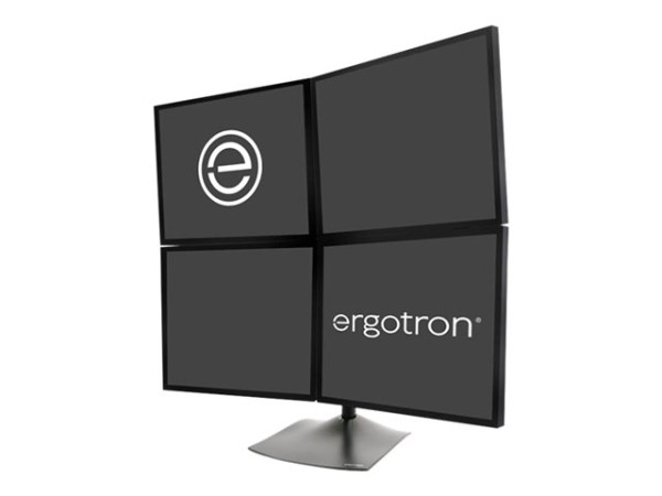 Ergotron Serie DS100 Standfuß 4x 24" Monitore für