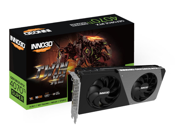 Inno3D GeForce RTX 4070 Ti SUPER TWIN X2 (DLSS 3, 3x