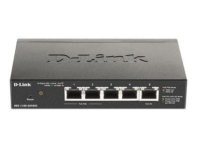 D-Link DGS-1100-05PDV2 PoE/GE/SMA/05