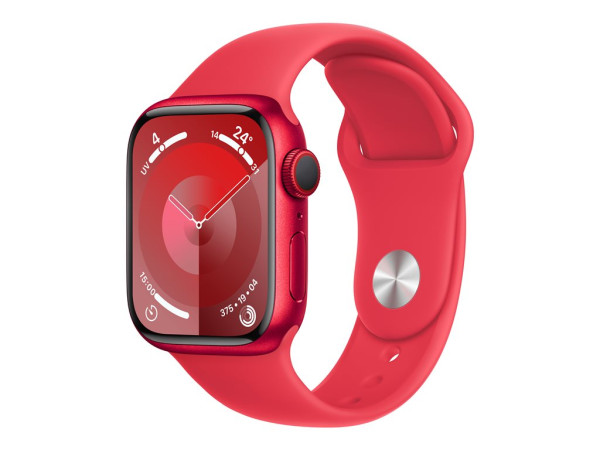 Apple Watch Series 9 (rot/rot, Aluminium, 41 mm,