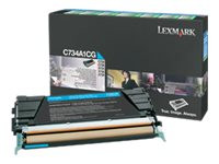 Lexmark C734A1CG Toner-Kit cyan return program, 6.000