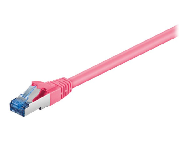 Goobay (ohne Kennzeichnung) CAT 6a-100 SSTP PIMF MAGENTA 1m