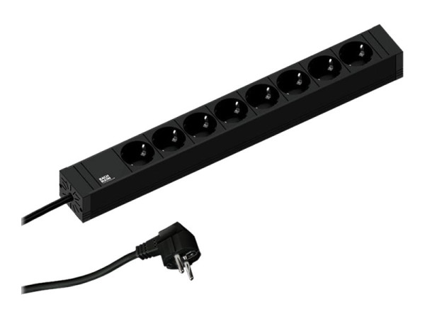 Bachmann Bach ConnectLine 8x Schuko ohne Schalter schwarz