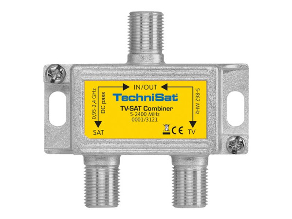TechniSat Tech TV-Sat-Combiner silber Von: 5 MHz, bis: