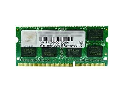 8192 MB G.Skill SO-DIMM 8 GB DDR3-1333 (F3-10666CL9S-8GBS