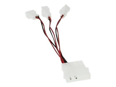 InLine® Lüfter Adapterkabel, 12V zu 5V, für 3 Lüfter