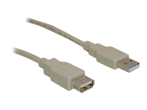 Speichermedien DeLOCK Kabel USB 2.0 Verlängerung A/A 1,8m