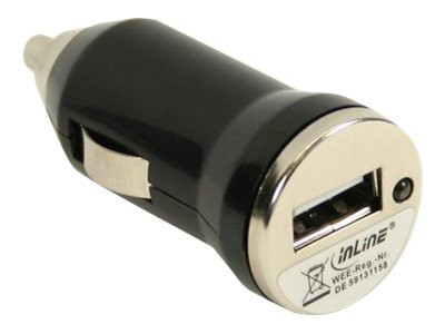 InLine« USB KFZ Ladegerät Stromadapter, 12/24VDC zu 5V