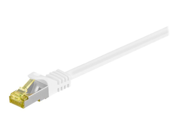 RJ45 Patchkabel S/FTP,Cat.6A,LSZH,Cat.7 Rohk.,10,00m,weiß