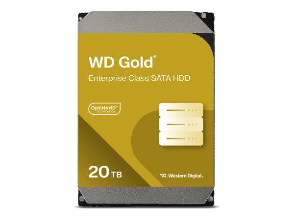 Western Digital WD 20TB WD202KRYZ Gold 7200 SA3