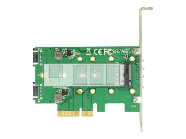 DeLOCK PCI Express Karte > 3 x M.2 Slot | Low