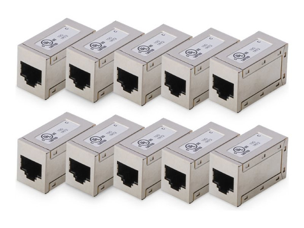 Digitus Digitus CAT 6, modulare Kupplung, geschirmt - 10