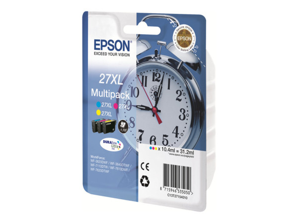 Epson 27XL Multipack - Tintenpatrone Original - 10,4 ml