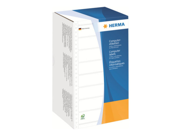 HERMA Computeretiketten wei? 147,32x48,4 mm perf. 6000 St.