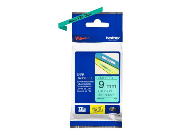 Verbrauchsmaterial Brother Schriftband TZe-721, 9mm,