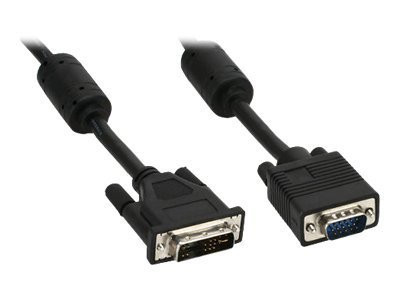 InLine® DVI-A Kabel, analog 12+5 Stecker auf 15pol HD