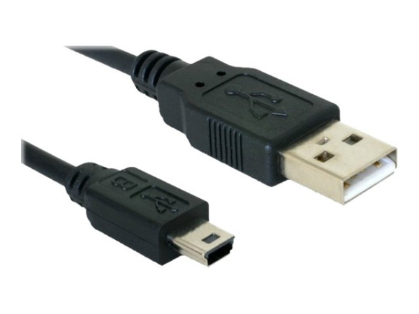 USB Kabel Delock A -> mini B St/St 3.00m sw