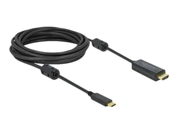 DeLOCK KB USB C-HDMI aktiv bk 5,0m 85972