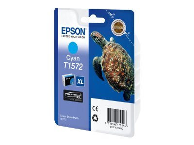 Epson C13T15724010|T1572 Tintenpatrone cyan, Inhalt 25,9 ml