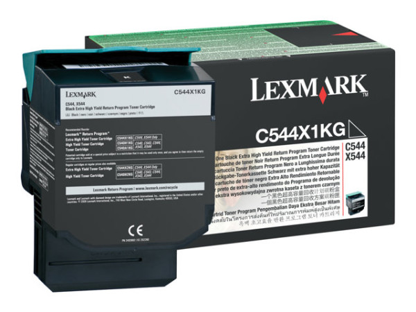 Lexmark C544X1KG Toner schwarz return program, 6.000 Seiten