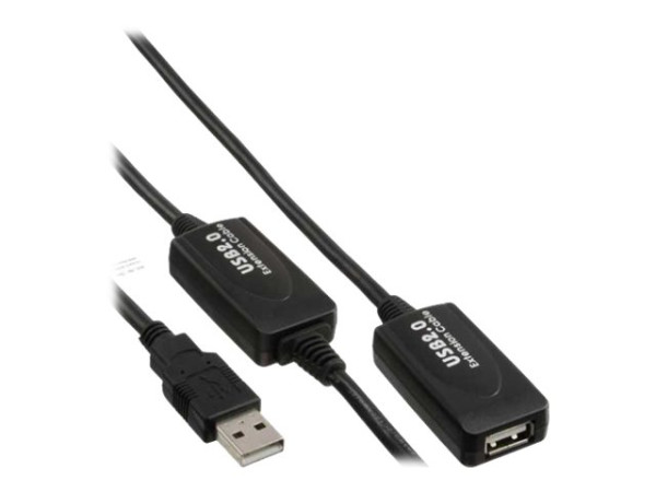 InLine USB 2.0 Aktiv-Verlängerung 20m