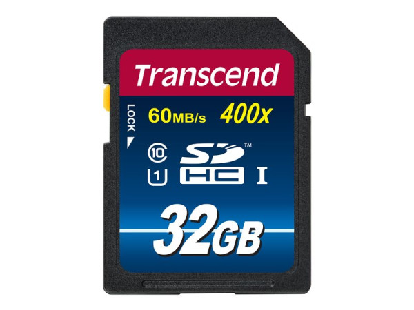 Secure Digital 32768MB 25MB/s Transcend Secure Digital SDHC