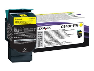 Toner Lexmark OC540H1YG yellow original