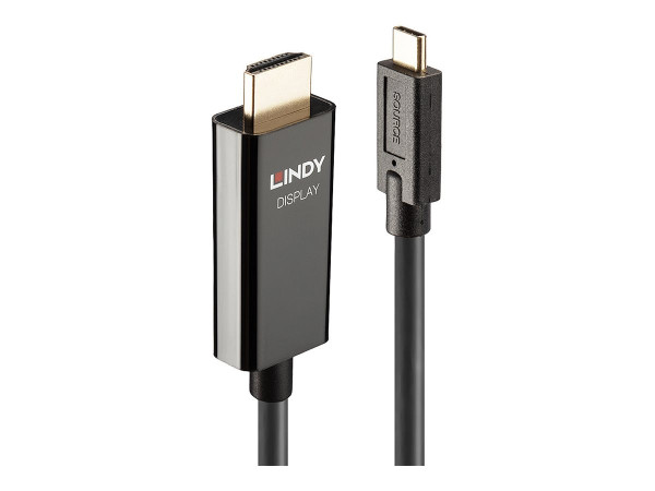 Lindy Lin USB-C >HDMI 4K60 Adapterk.+HDR 10m | 43317