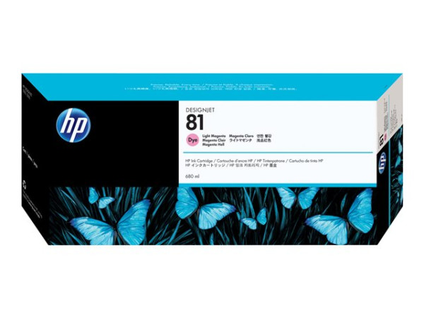 Hewlett-Packard Tinte Nr.81 Hellmagenta C4935A für HP