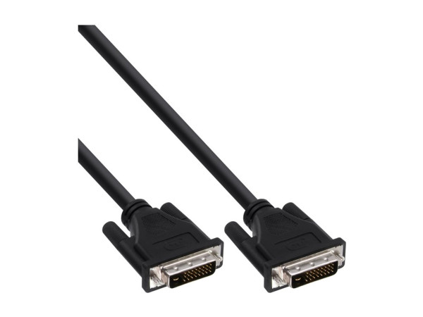 InLine® DVI-D Kabel, digital 24+1 Stecker / Steck. 2m, DUAL