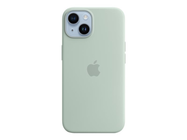 Apple Silikon Case iPhone 14 gn mit MagSafe