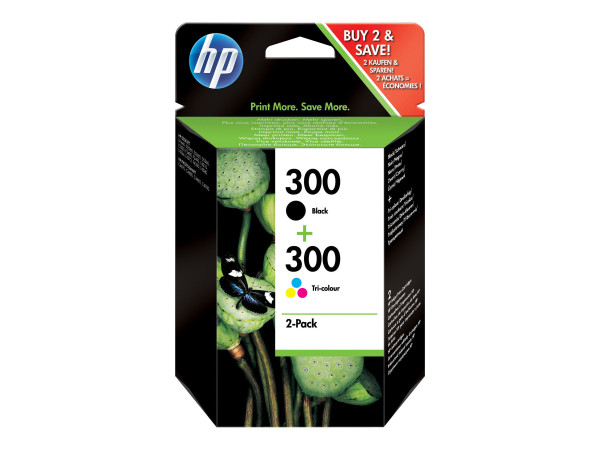 HP CN637EE|300 Druckkopfpatrone Multipack schwarz +color,