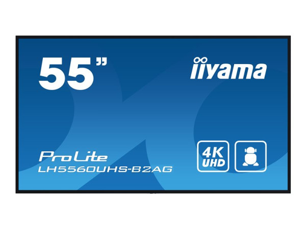 Iiyama ProLite LH5560UHS-B2AG, Public Display (schwarz