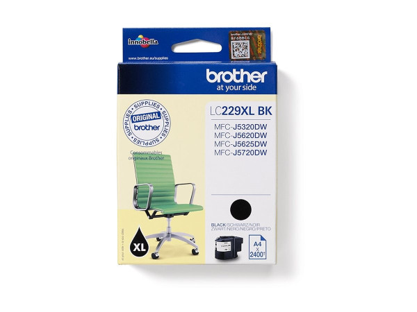 Brother Tinte BK LC-229XLBK schwarz 2400Seiten
