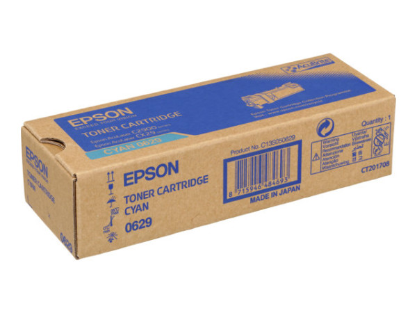 Epson Toner cyan C13S050629 Toner Cyan ca. 2.500 Seiten