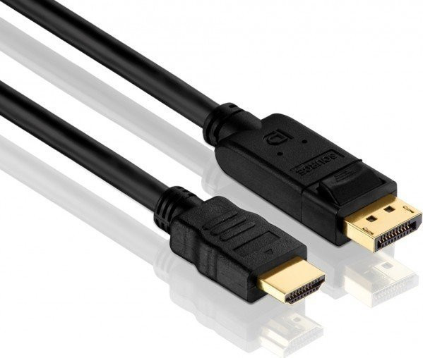Sharkoon SHA Displayport 1.2 to HDMI 4K wh 2,0m ACTIVE