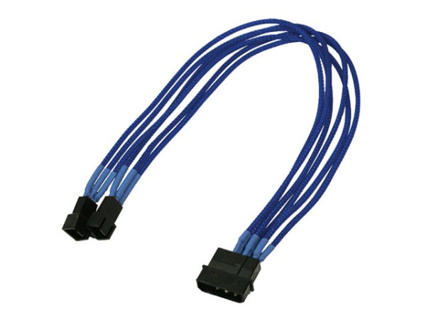 Kabel - Stromkabel Nanoxia 4-Pin Molex - 2x3-Pin 30 cm